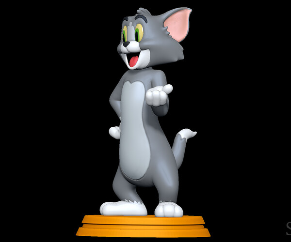 ArtStation - Tom - Tom and Jerry 3D print model | Resources