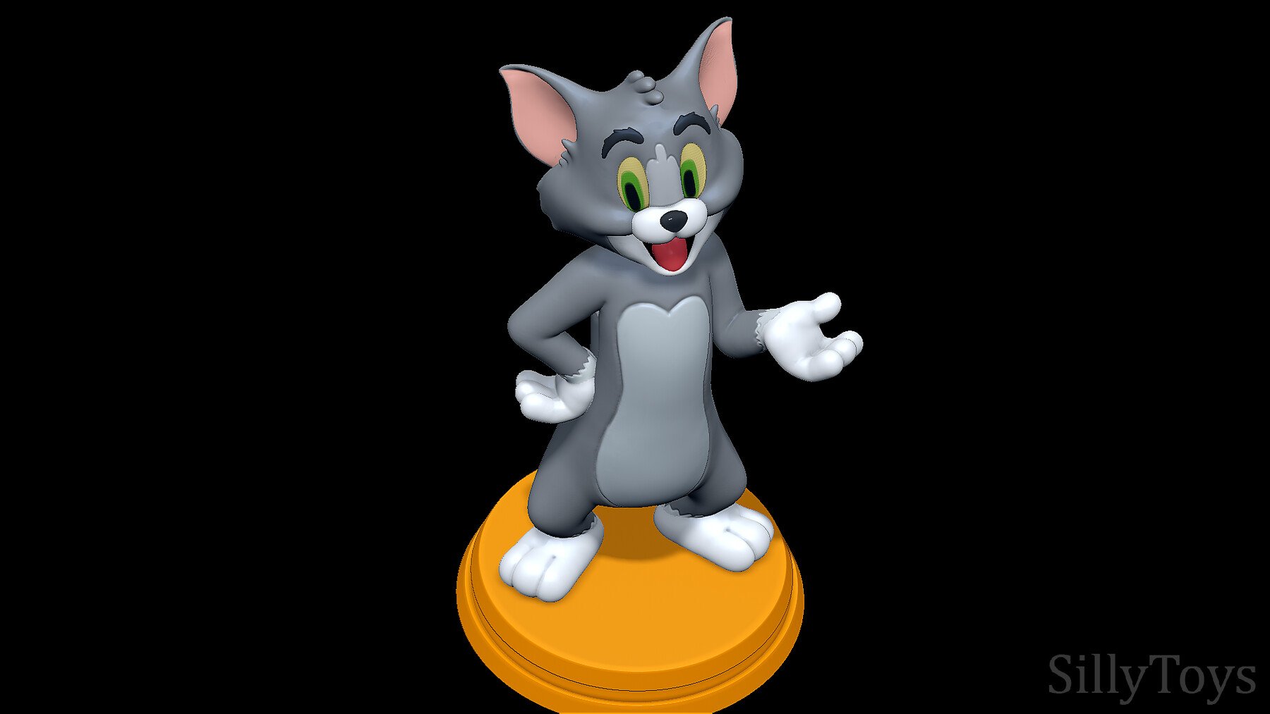 ArtStation - Tom - Tom and Jerry 3D print model | Resources