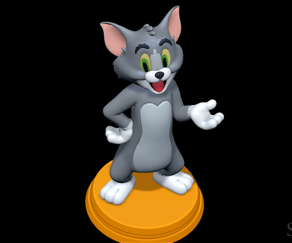 ArtStation - Tom - Tom and Jerry 3D print model | Resources