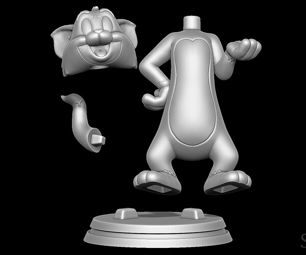 ArtStation - Tom - Tom and Jerry 3D print model