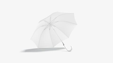 White Opened Umbrella