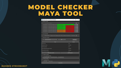 Model Inspection Tool - Maya Script