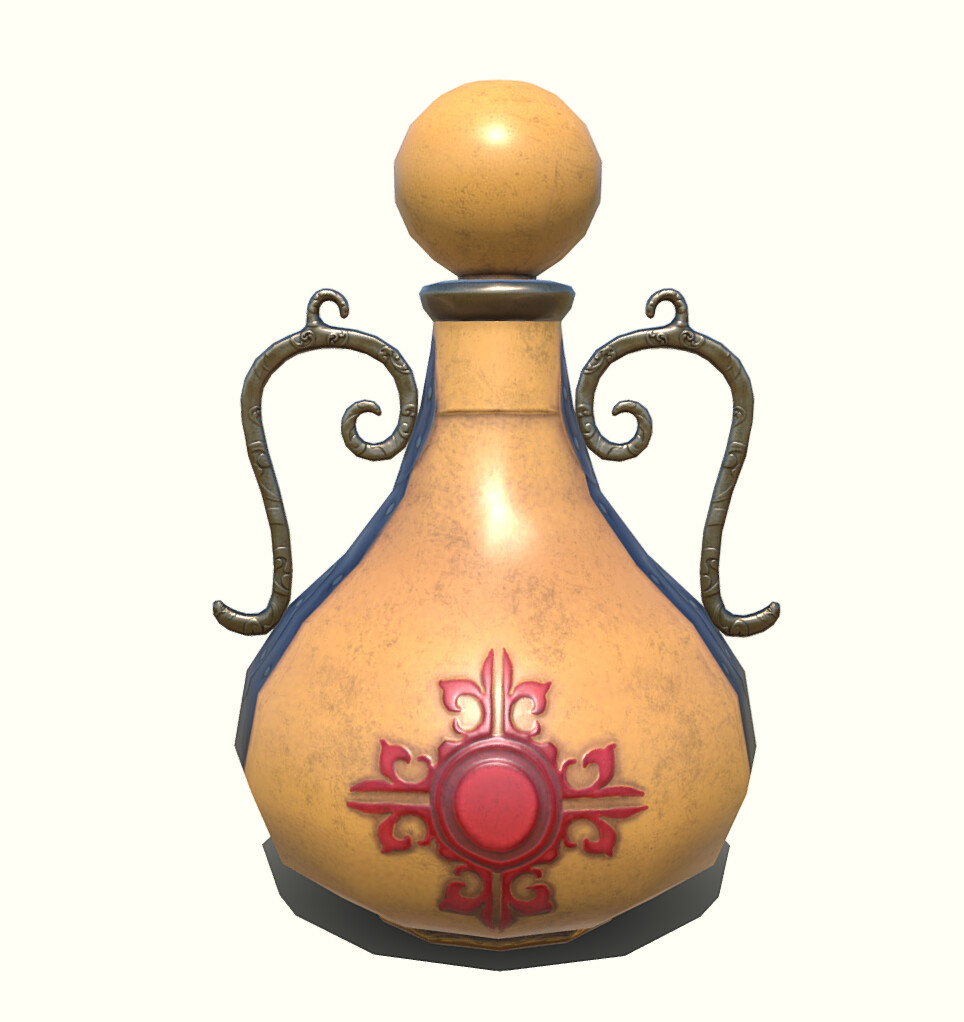 ArtStation Boost Fortify Potion LP Stylized Game Assets   File 