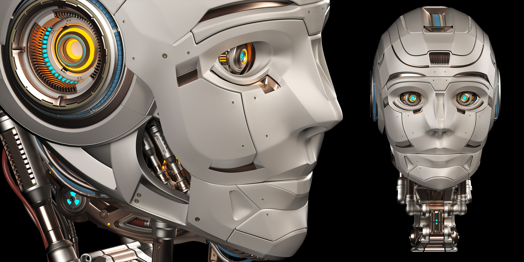- Robot Head 3d (Max, FBX, OBJ) | Resources