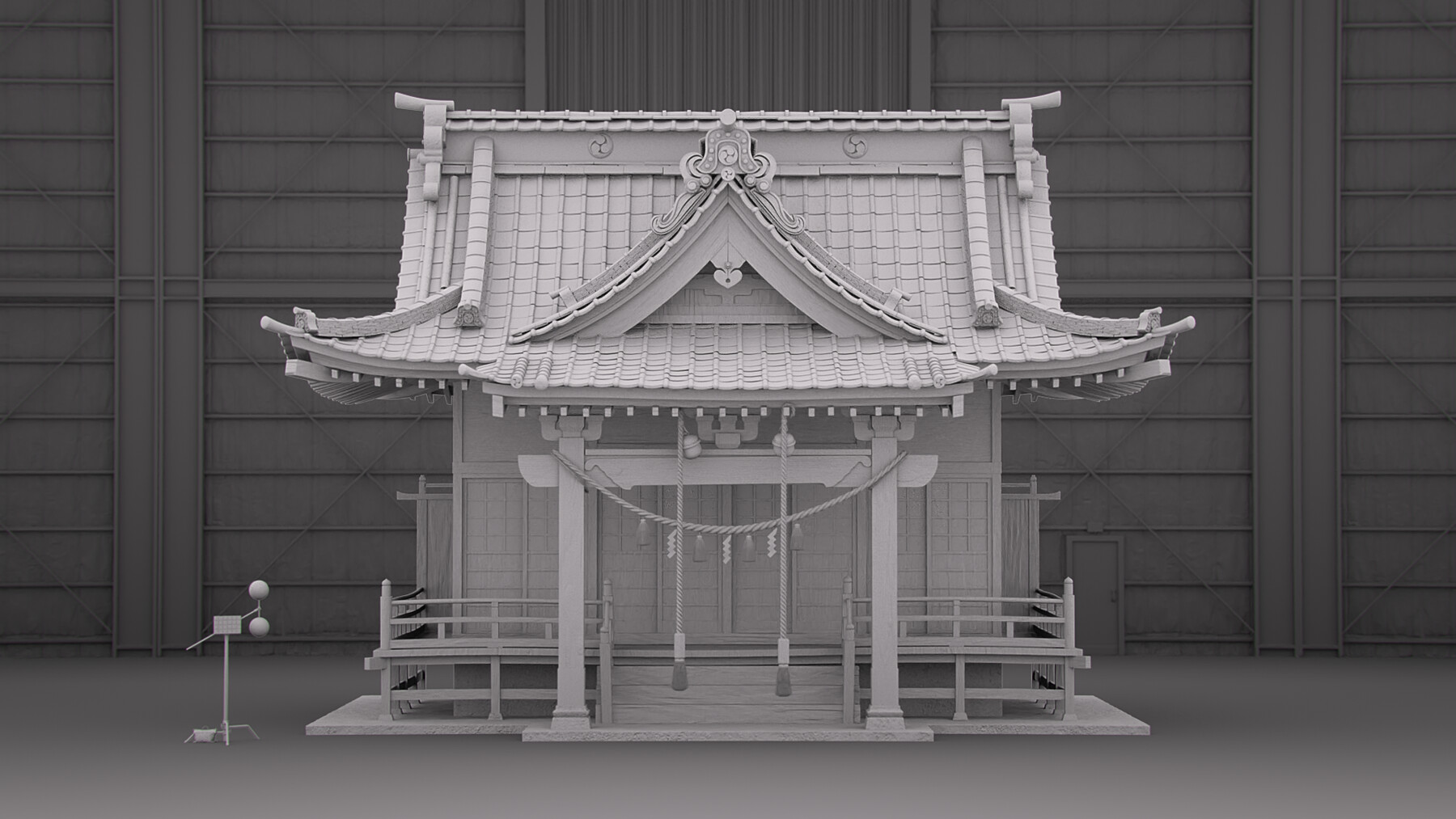 ArtStation Shinto Shrine Japanese Temple Game Assets