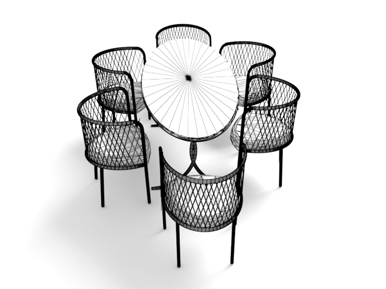 ArtStation Bamboo Dining Table Set Resources