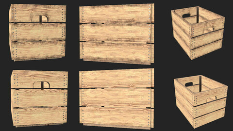 Wooden crate / Деревянный ящик