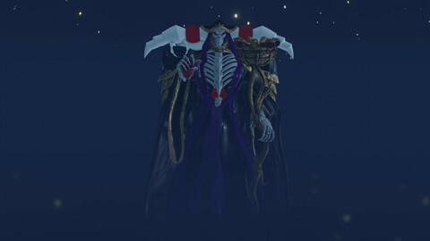 Overlord - Ainz Oawl Gown 3D Print