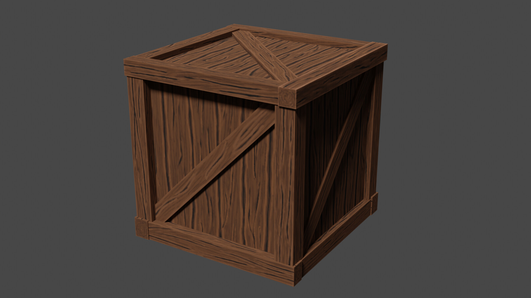 ArtStation Wooden Crate Game Assets