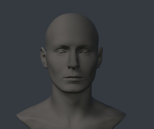 ArtStation - Male Head Basemesh | Resources