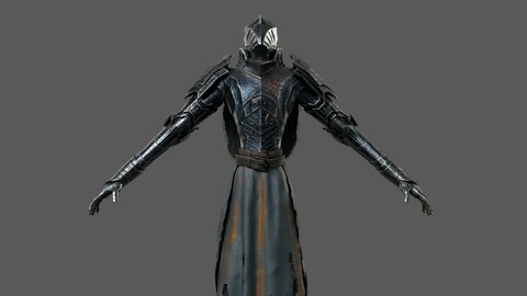 Plague Knight PBR gameready character
