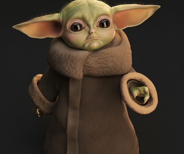 ArtStation - BABY YODA - FBX - | Game Assets