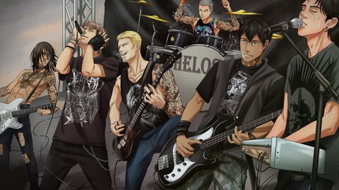 SnK Rock Band AU #1
