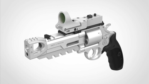 Modified Smith & Wesson Model 629 Performance Center 3d print model