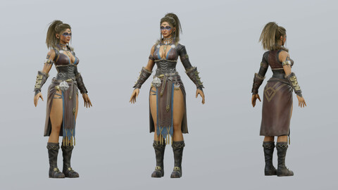 Game Ready Character - Blender file