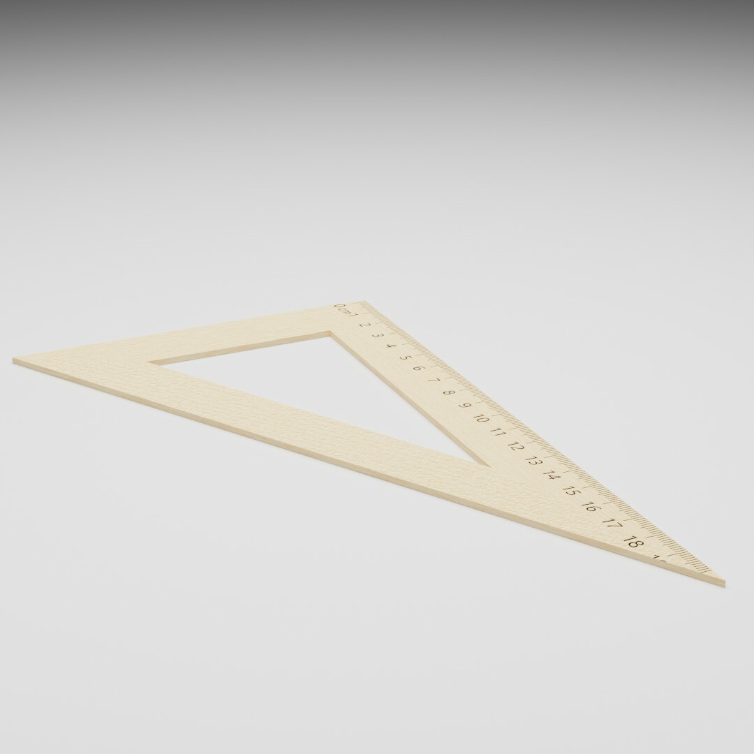 ArtStation - Triangle ruler | Resources