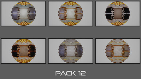 PBR Sci-Fi Texture Pack 12