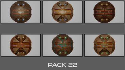 PBR Sci-Fi Texture Pack 22