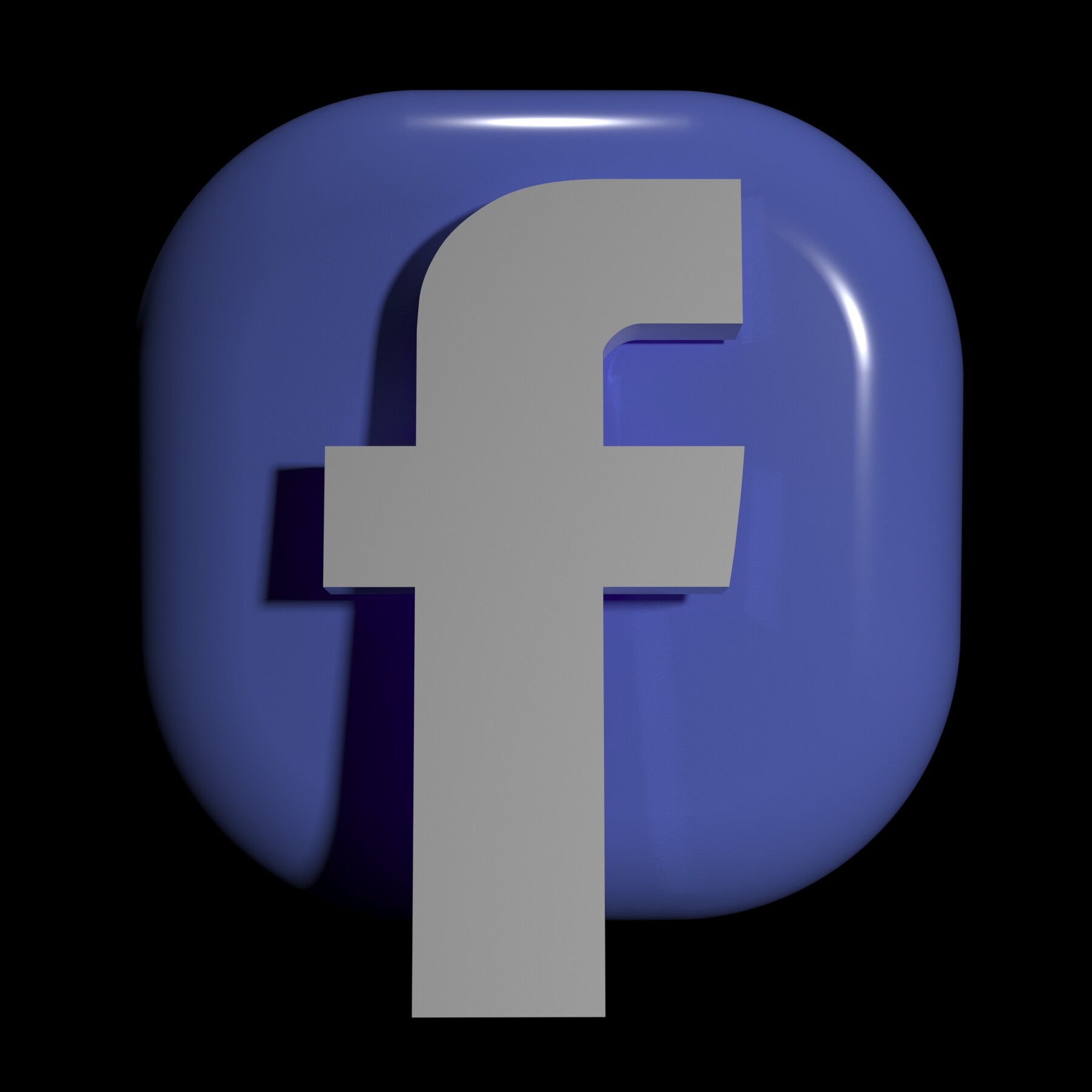 254 Facebook Logo 3D Illustrations - Free in PNG, BLEND, glTF - IconScout