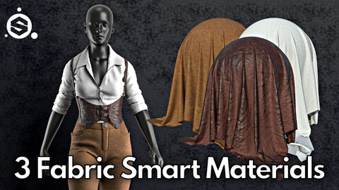 Female Formal Dress No.2 : 3 Fabric smart material