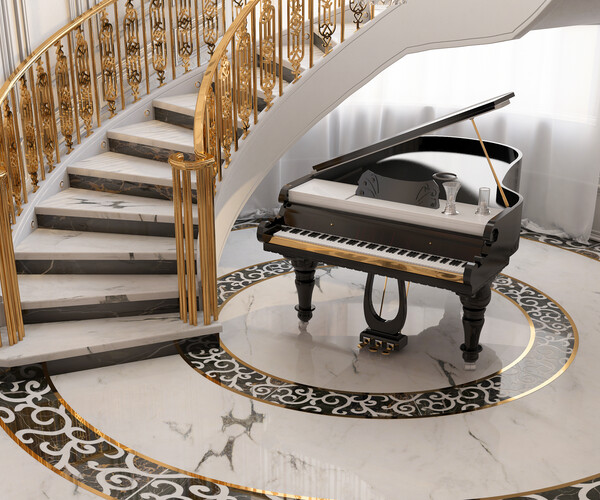 ArtStation - NEOCLASSIC MAIN HALL INTERIOR DESIGN | Resources