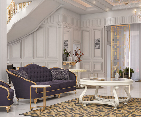 ArtStation - NEOCLASSIC MAIN HALL INTERIOR DESIGN | Resources