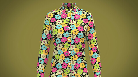 Ladies Print Shirt