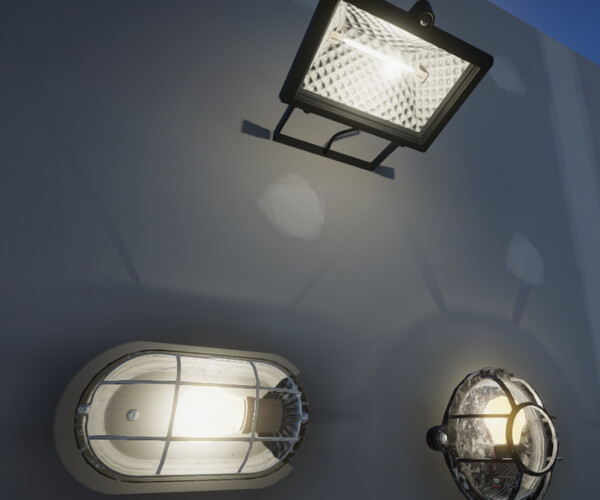 ArtStation - Lamps game props | Game Assets