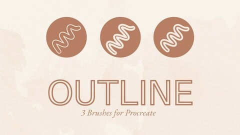 FREE Outline Brushes For Procreate