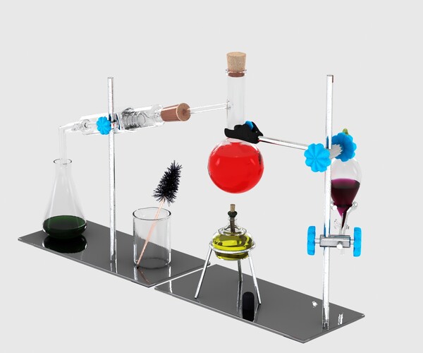 ArtStation Chemistry Laboratory Glassware (Condenser) Resources