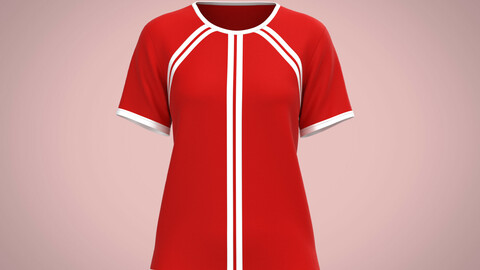 Ladies Red T Shirt