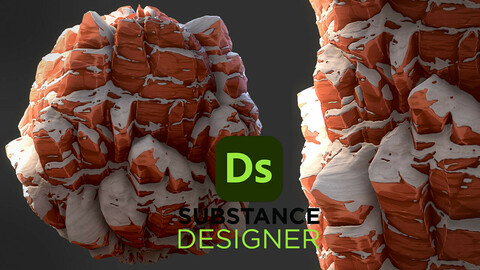 Stylized Mountain Rock - Substance 3D Designer