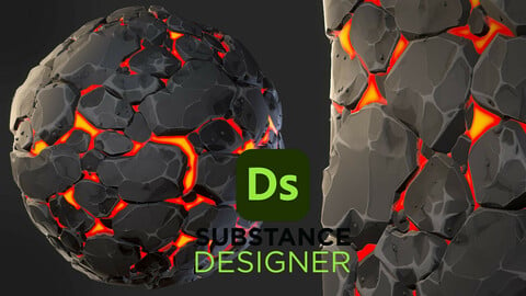 Stylized Lava Floor - Substance 3D Designer