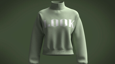 Ladies Sweatshirt-Green