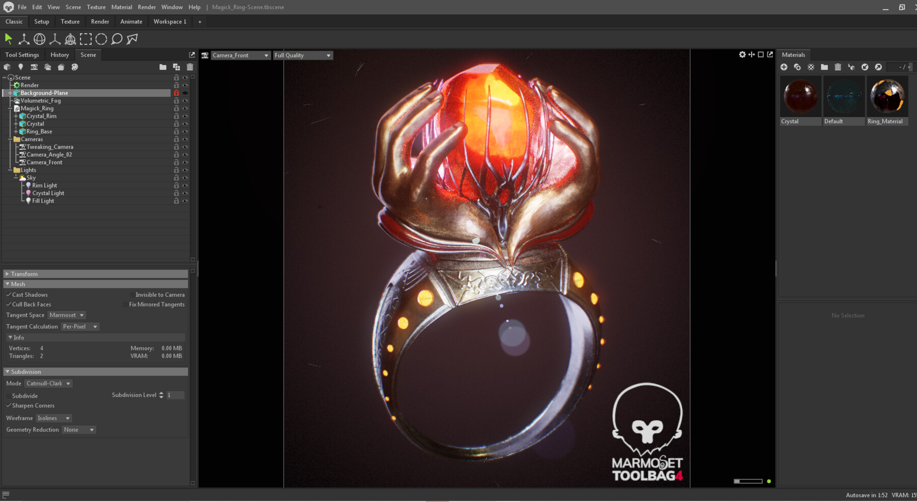 ArtStation - Magick Ring-Marmoset Toolbag Scene | Resources