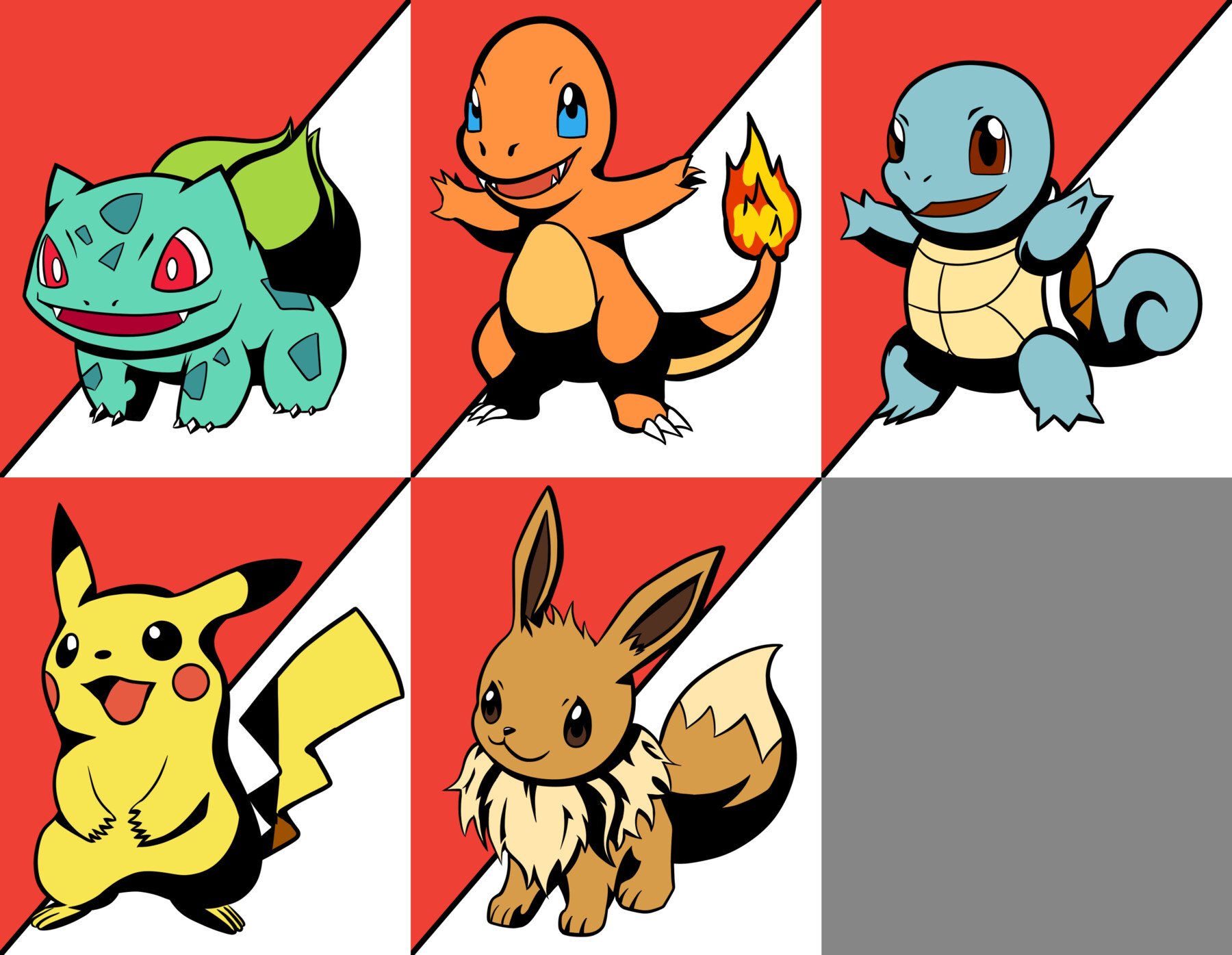 ArtStation - Pokemon Digital Portraits - Gen 1 - Starter Bundle