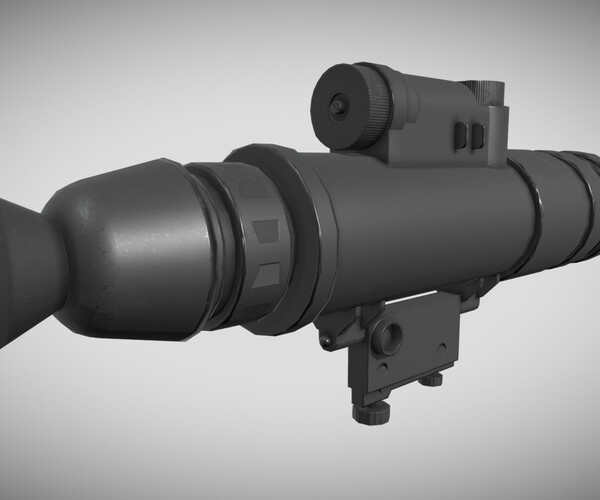 ArtStation - AN PVS 2 Starlight Scope - Low Poly - Game Ready | Game Assets