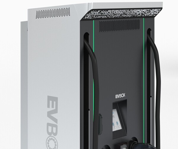 ArtStation - EVBox Troniq 100 EV Charging Station 3D Model | Resources