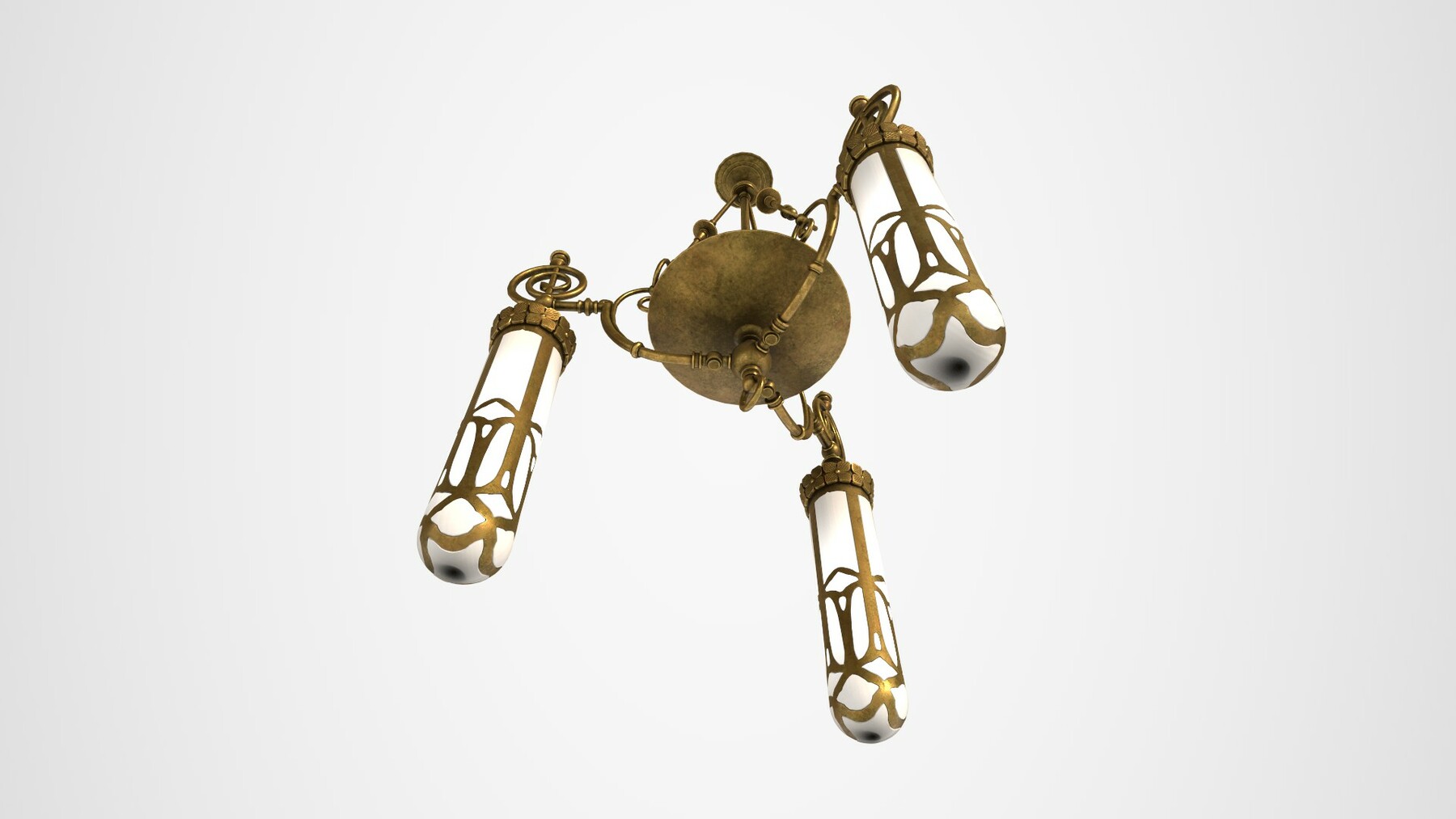 ArtStation Victorian living room chandelier Game Assets