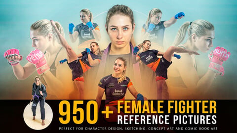 950+ Female Fighter Reference Pictures