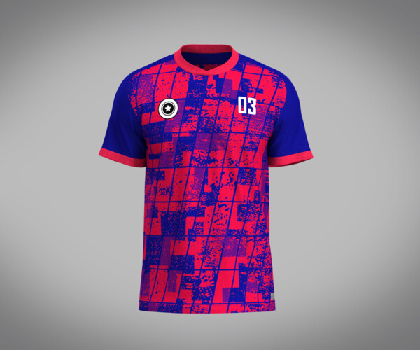 ArtStation Soccer Blue jersey Player Resources