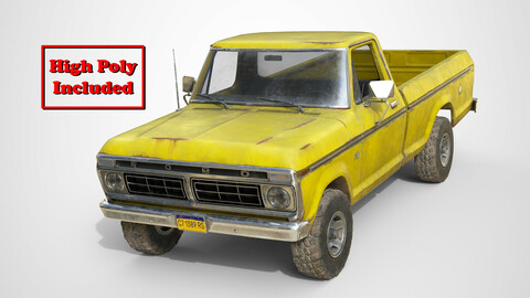 Ford F100 1976 Old Yellow