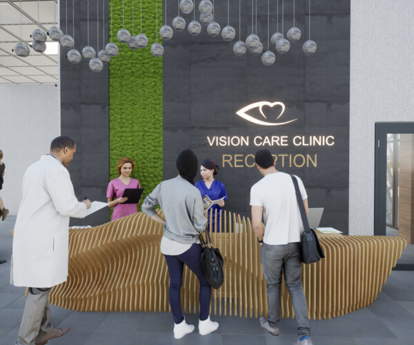 ArtStation Vision Care Clinic Concept Project Resources