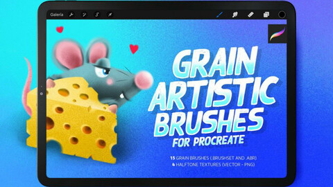 Grain Brushes for Procreate and Photoshop