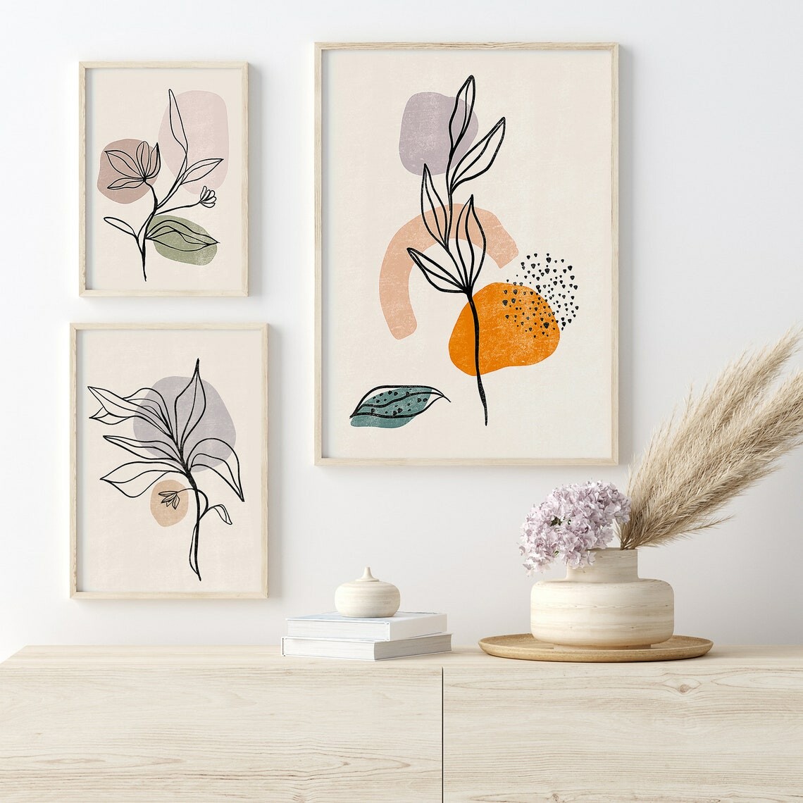 ArtStation - Printable Abstract Art, Print Wall Decor, Modern Wall Art, Bohemian Wall Art ...