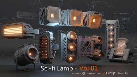 Sci-fi Lamp Vol 01