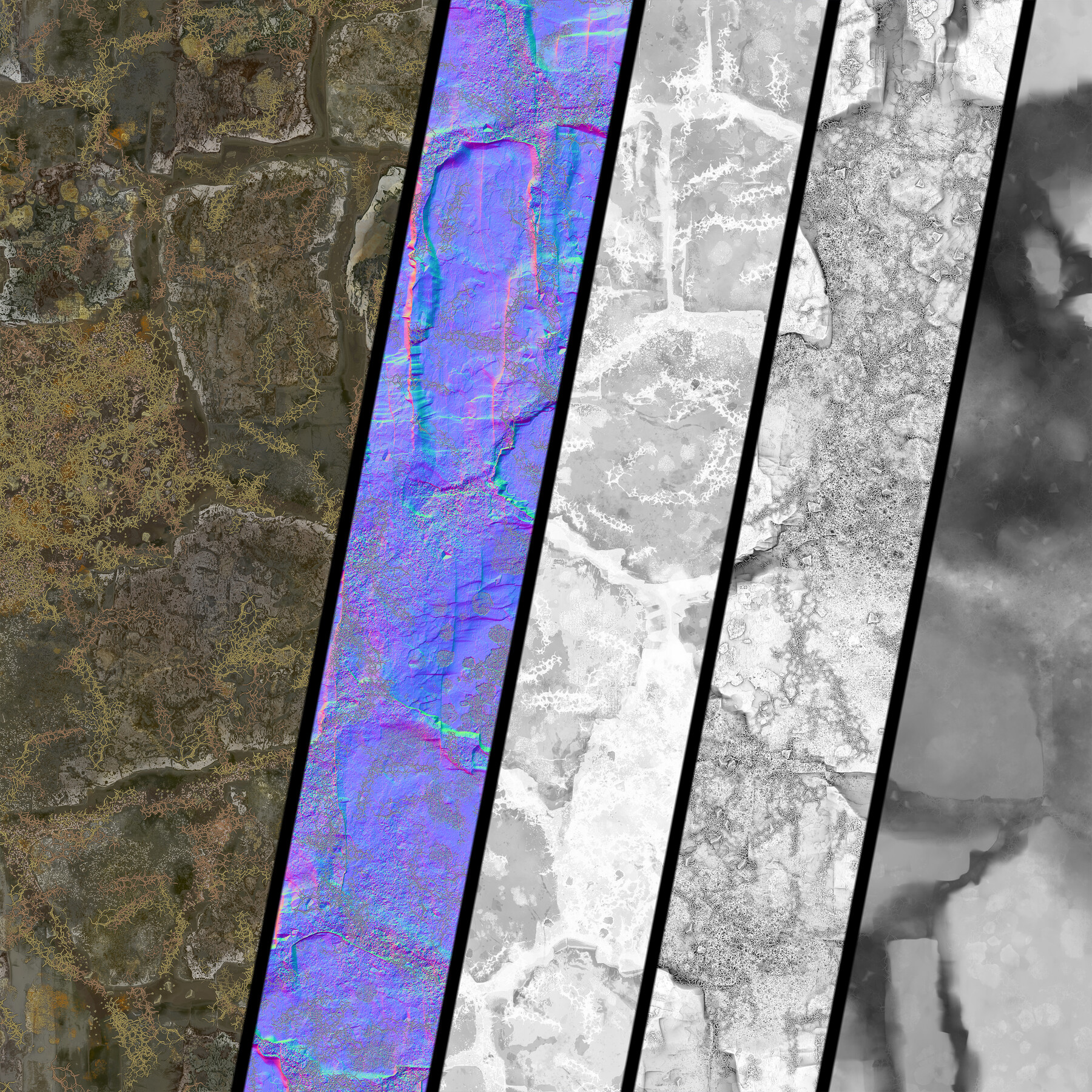 ArtStation - PBR- ROUGHT NORDIC ROCKS - 4K MATERIAL + SBS GRAPH | Resources