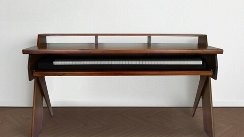 Acacia Wood Midi Piano Desk 1600