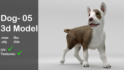 Dog 05_ 3d model