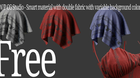 L/W/P CG Studio - Double Layer Fabric Material（Substance material）